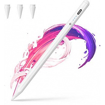 Flipkart SmartBuy Upgraded Stylus Pen, Ultra High Precision & Sensitivity with Palm Rejection Stylus  (White)