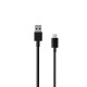 Mi Xiaomi Braided USB Type-c Strong and Sturdy cable 1m Long Up To 3A Fast Charging (Black)