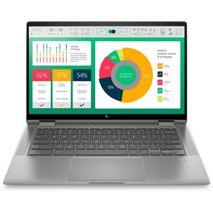 HP Chromebook x360 10th Gen Intel Core i3 Mineral Silver HP Chromebook x360 10th Gen Intel Core i3 Mineral Silver
