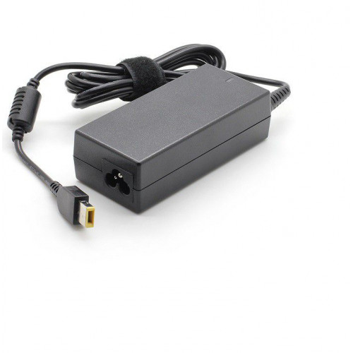 Lenovo Compatible 65W USB Slim Tip Rectangular pin Laptop Adapter/Charger with Power Cord for Select Models of Lenovo Laptops- With Power Cable Lenovo Compatible 65W USB Slim Tip Rectangular pin Laptop Adapter/Charger with Power Cord for Select Models of Lenovo Laptops- With Power Cable
