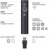logitech Spotlight Wireless Presentation Remote, 2.4 Ghz and Bluetooth, USB-Receiver, Digital Laser Pointer, 30-Meter Operating Range, Dual Connectivity for Timer PC/Mac/Android/iOS - Gold logitech Spotlight Wireless Presentation Remote, 2.4 Ghz and Bluetooth, USB-Receiver, Digital Laser Pointer, 30-Meter Operating Range, Dual Connectivity for Timer PC/Mac/Android/iOS - Gold