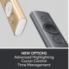 logitech Spotlight Wireless Presentation Remote, 2.4 Ghz and Bluetooth, USB-Receiver, Digital Laser Pointer, 30-Meter Operating Range, Dual Connectivity for Timer PC/Mac/Android/iOS - Gold logitech Spotlight Wireless Presentation Remote, 2.4 Ghz and Bluetooth, USB-Receiver, Digital Laser Pointer, 30-Meter Operating Range, Dual Connectivity for Timer PC/Mac/Android/iOS - Gold