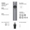 logitech Spotlight Wireless Presentation Remote, 2.4 Ghz and Bluetooth, USB-Receiver, Digital Laser Pointer, 30-Meter Operating Range, Dual Connectivity for Timer PC/Mac/Android/iOS - Gold logitech Spotlight Wireless Presentation Remote, 2.4 Ghz and Bluetooth, USB-Receiver, Digital Laser Pointer, 30-Meter Operating Range, Dual Connectivity for Timer PC/Mac/Android/iOS - Gold