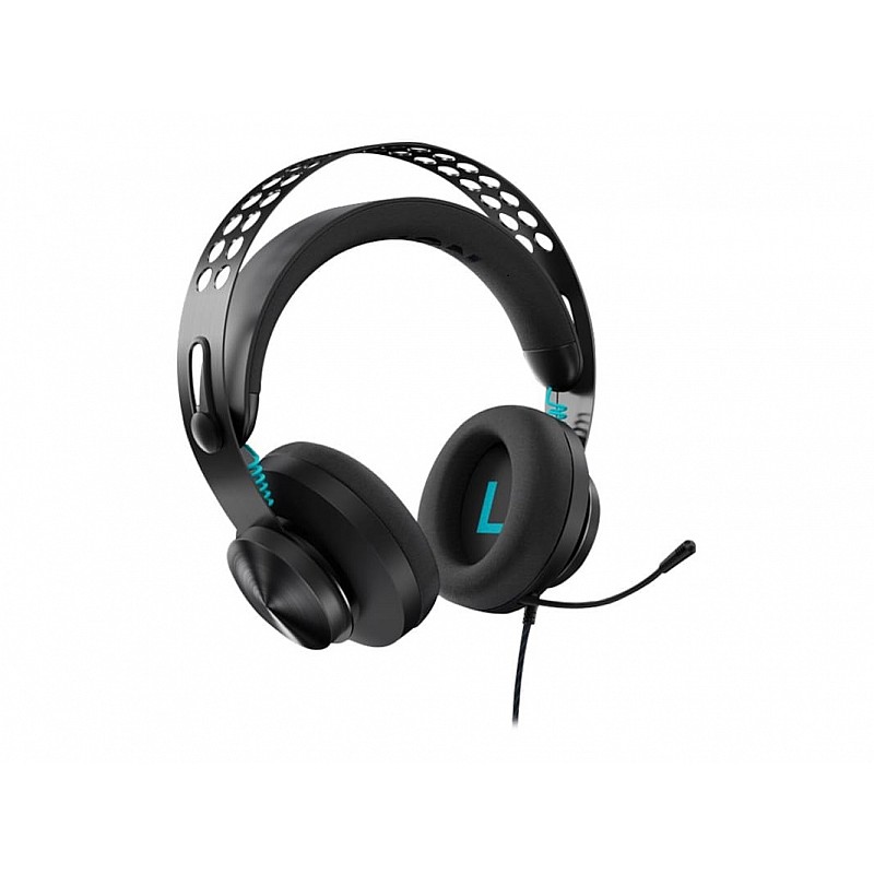 Lenovo Legion H300 Wired On Ear Headphones with Mic (Black, Grey)