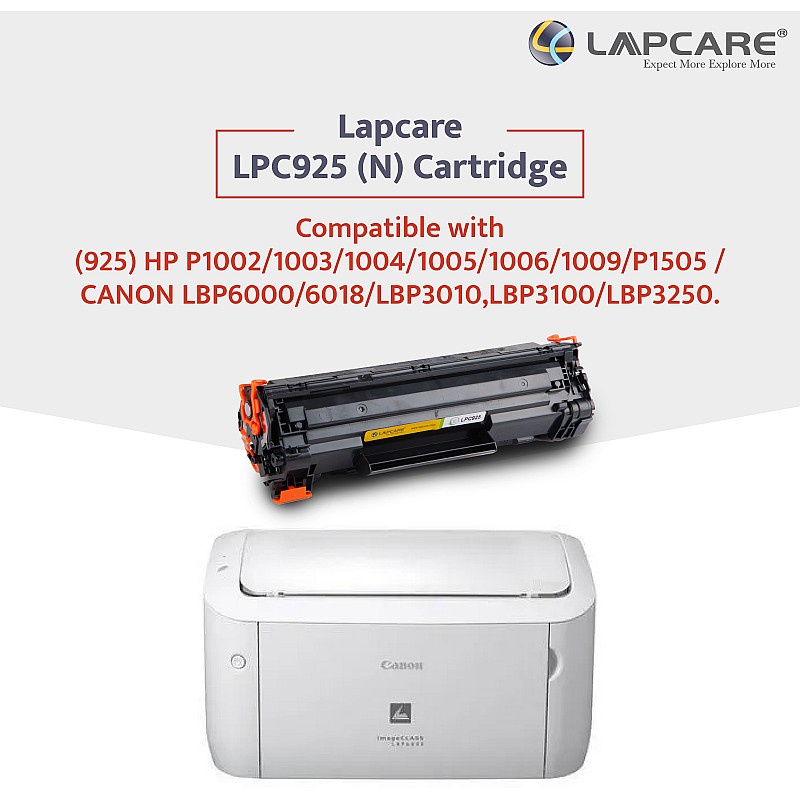 Lapcare LPC925 Laser Printer Toner Cartridge, Ideal for Offices/Home