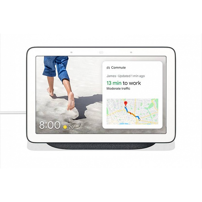 Google Nest Hub with Google Assistant Smart Speaker (Charcoal) 