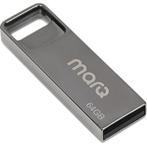 MarQ by Flipkart MQPD_64_U20 64 GB Pen Drive Compatible with Desktop Computer, Laptop, Television USB 2.0 Metal Case  (Silver)