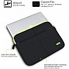 AirCase 13-Inch to 13.3-Inch Laptop Sleeve, Premium, Suave, 6-MultiUtility Pockets 