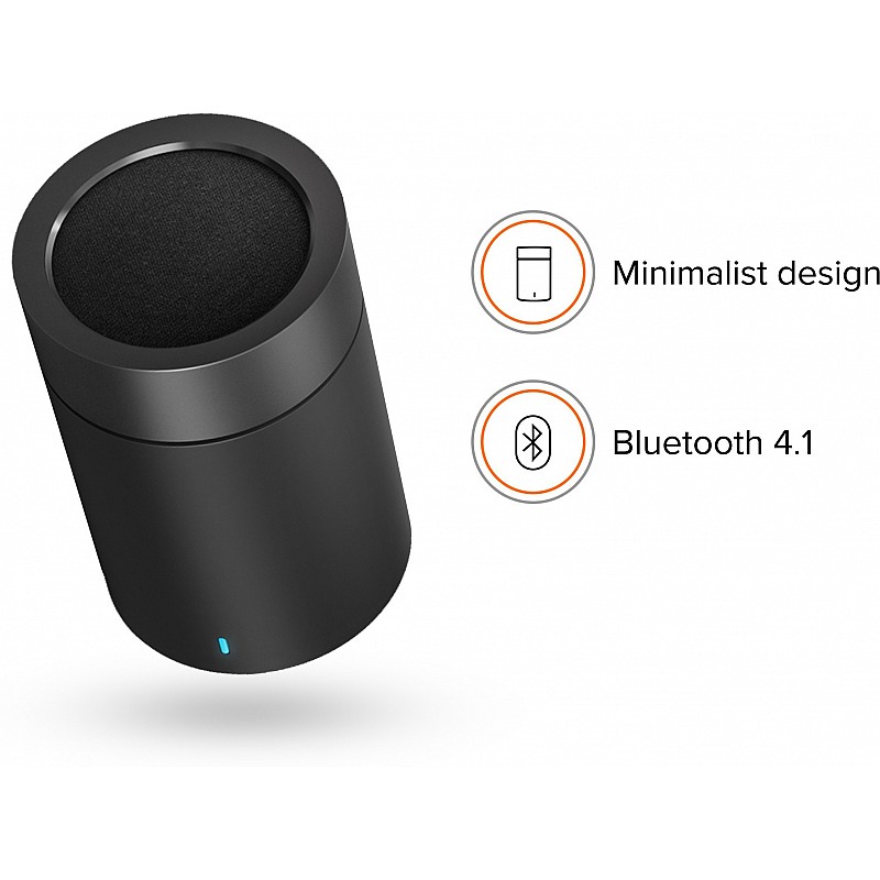 Mi Pocket Speaker 2 with Full Bass Clear Treble Up to 7 Hours Battery Black