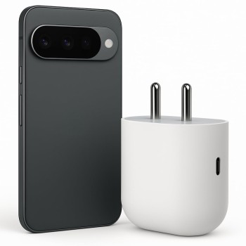 mifaso Original Google 45W Type C Fast Charger Adapter | Compatible with Pixel 9 Pro XL/9 Pro Fold/9 Pro/9/9a/8 Pro/8/8a, Laptop, Tablet, Chromebook & More | Quick Charging USB-C Adapter - White