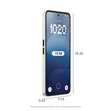 Nothing Phone (3a) 5G (8GB RAM + 128GB Storage) (White)