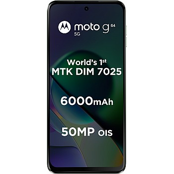 Motorola G64 5G (Ice Lilac, 8GB RAM, 128GB Storage) | Expandable Upto 2TB | Upto 16GB RAM with RAM Boost | 50MP (OIS) + 8MP | 16MP Front Camera | MediaTek Dimensity 7025 Processor | 6000 mAh Battery (Refurbished)