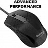 QUANTUM wired mouse qhm 224d Wired Optical Mouse (USB 2.0, Black)-