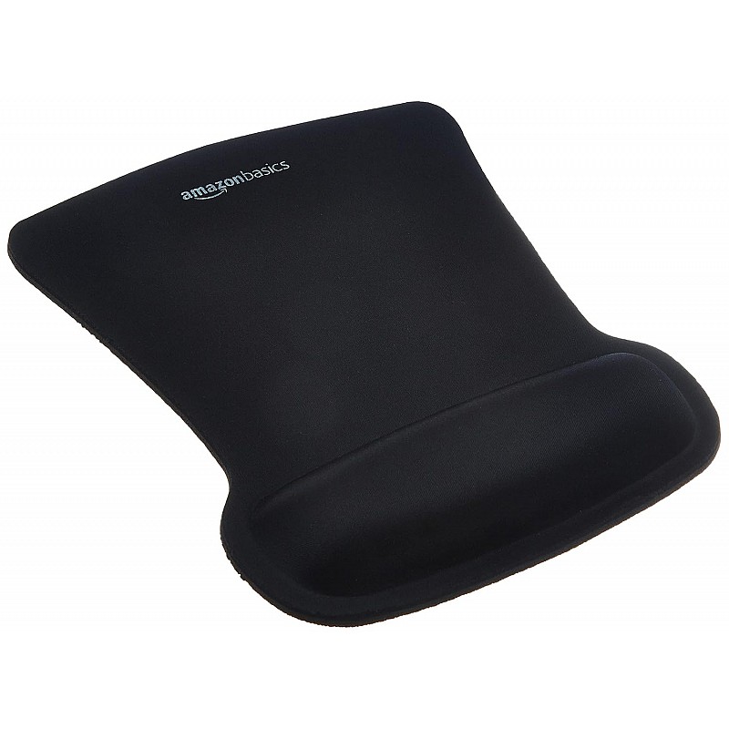 SBD089WD Gel Mouse Pad with Wrist Rest (Black) -