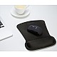 SBD089WD Gel Mouse Pad with Wrist Rest (Black) -