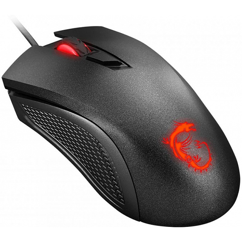 MSI Clutch GM10 USB Adjustable DPI Ergonomic Design Gaming Grade Optical Mouse