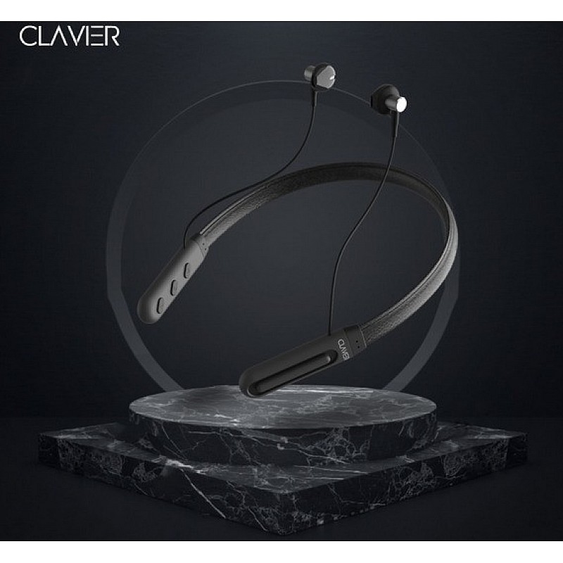 Clavier Jazz Bluetooth Wireless Neckband Earphones, 26 Hours Playtime Lightweight Wireless