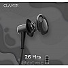 Clavier Jazz Bluetooth Wireless Neckband Earphones, 26 Hours Playtime Lightweight Wireless