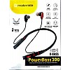 Modernista PowerBass 200 Neckband Headphones with 24hrs Playback with Extra Bass