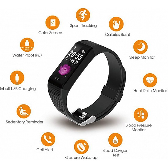 Riversong Wave O2 Smart Band (Black)