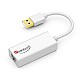 Quantum QHM8106 USB to RJ45 Ethernet LAN Adapter (White)