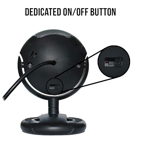 Quantum QHM495LM 6 Light Webcam For Laptop/Desktop (Black) Quantum QHM495LM 6 Light Webcam For Laptop/Desktop (Black)