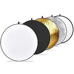 Powerpak 5-in-1 Collapsible Photo Light Reflector 42" (110 cm), Multi Color