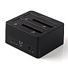 ORICO 6629US3-C USB3.0 to SATA3.0 Dual Bay External Hard Drive Docking Station -Black