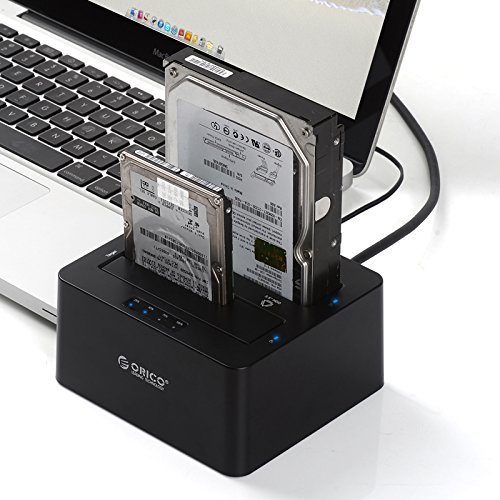 ORICO 6629US3-C USB3.0 to SATA3.0 Dual Bay External Hard Drive Docking Station -Black ORICO 6629US3-C USB3.0 to SATA3.0 Dual Bay External Hard Drive Docking Station -Black