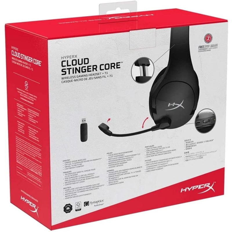 HyperX Cloud Stinger Core Wireless On Ear Headphones with Mic (Black)