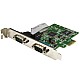 StarTech.com PCI Express Serial Card – 2 Port – Dual Channel 16C1050 UART – Serial Port PCI Card – Serial Expansion Card