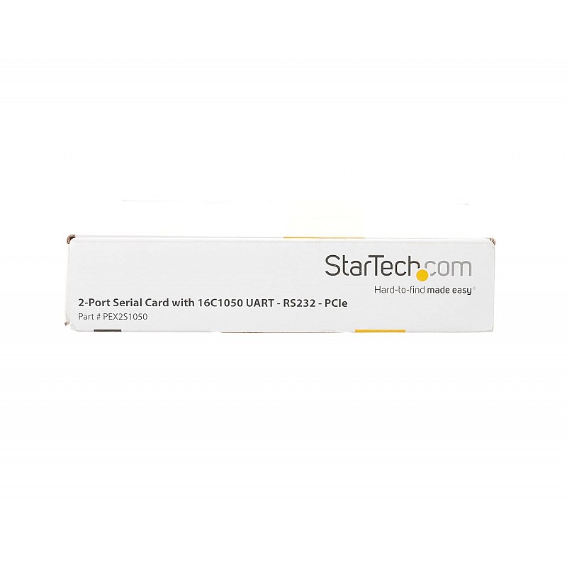 StarTech.com PCI Express Serial Card – 2 Port – Dual Channel 16C1050 UART – Serial Port PCI Card – Serial Expansion Card