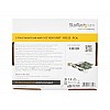 StarTech.com PCI Express Serial Card – 2 Port – Dual Channel 16C1050 UART – Serial Port PCI Card – Serial Expansion Card