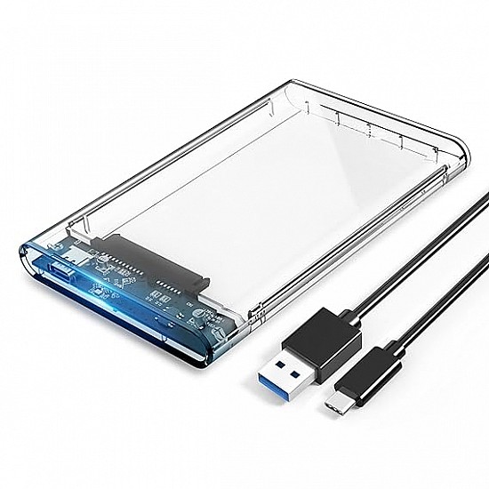 ORICO 2.5" External Hard Drive Enclosure, SATA III to USB Type-C for HDD/SSD [Hard Drive NOT Included]