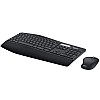 Logitech MK850 Multi-Device Wireless Keyboard and Mouse Set, 2.4GHz Wireless & Bluetooth, Curved Keyframe , 12 Programmable Keys, 3-Year Battery Life, PC/Mac