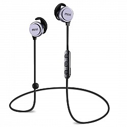 Mivi Thunder Beats Wireless Bluetooth Earphones with Stereo Sound and Hands-Free Mic (Gun Metal)