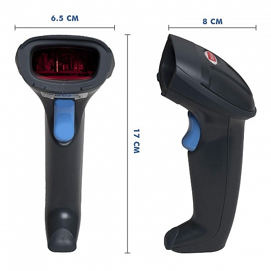 RETSOL LS 450 Laser Barcode Scanner BIS Approved, Handheld 1 D USB Wired