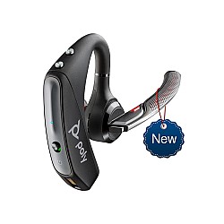 Poly Voyager 5200 Wireless Headset,Single-Ear W/Noise-Canceling Mic - Black