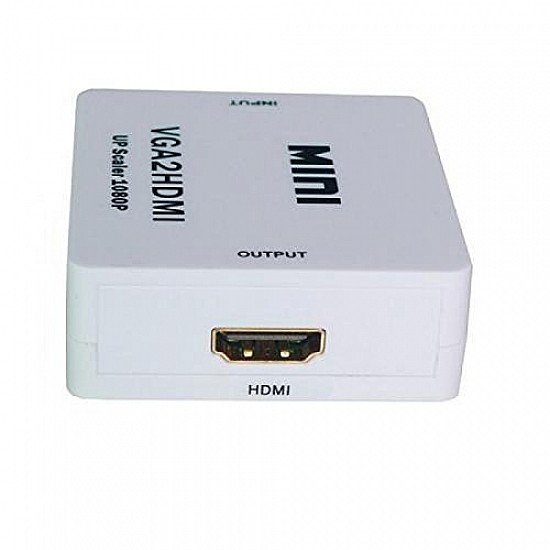 JGD Products Mini HDmi2Av Up Scaler 1080P HD Video Converter Media Streaming Device