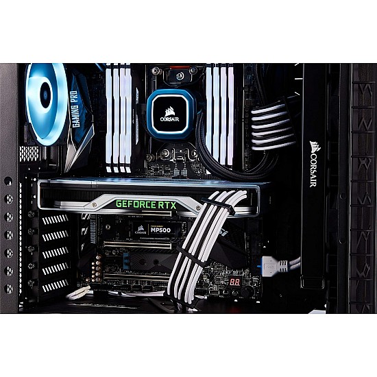 CORSAIR Premium Individually Sleeved PSU Cables Pro Kit – Blue/Black, for Corsair PSUs