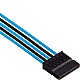 CORSAIR Premium Individually Sleeved PSU Cables Pro Kit – Blue/Black, for Corsair PSUs