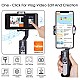 Hohem iSteady X - 3-Axis 259g Lightweight Smartphone Gimbal Foldable Handheld Pocket Stabilizer Youtuber Vlogger Live Video for iPhone 11 Pro Max X XS, Android