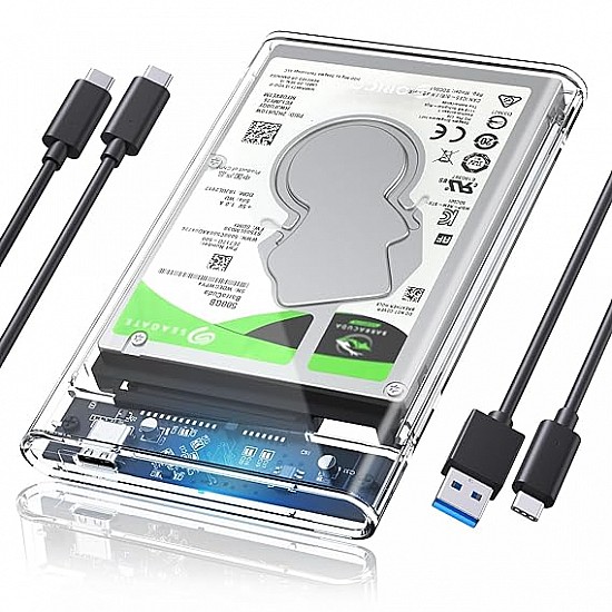 ORICO 2.5'' Hard Drive Enclosure Type-C USB 3.1 Gen2 to SATA 6Gbps Computer External HDD Enclosure