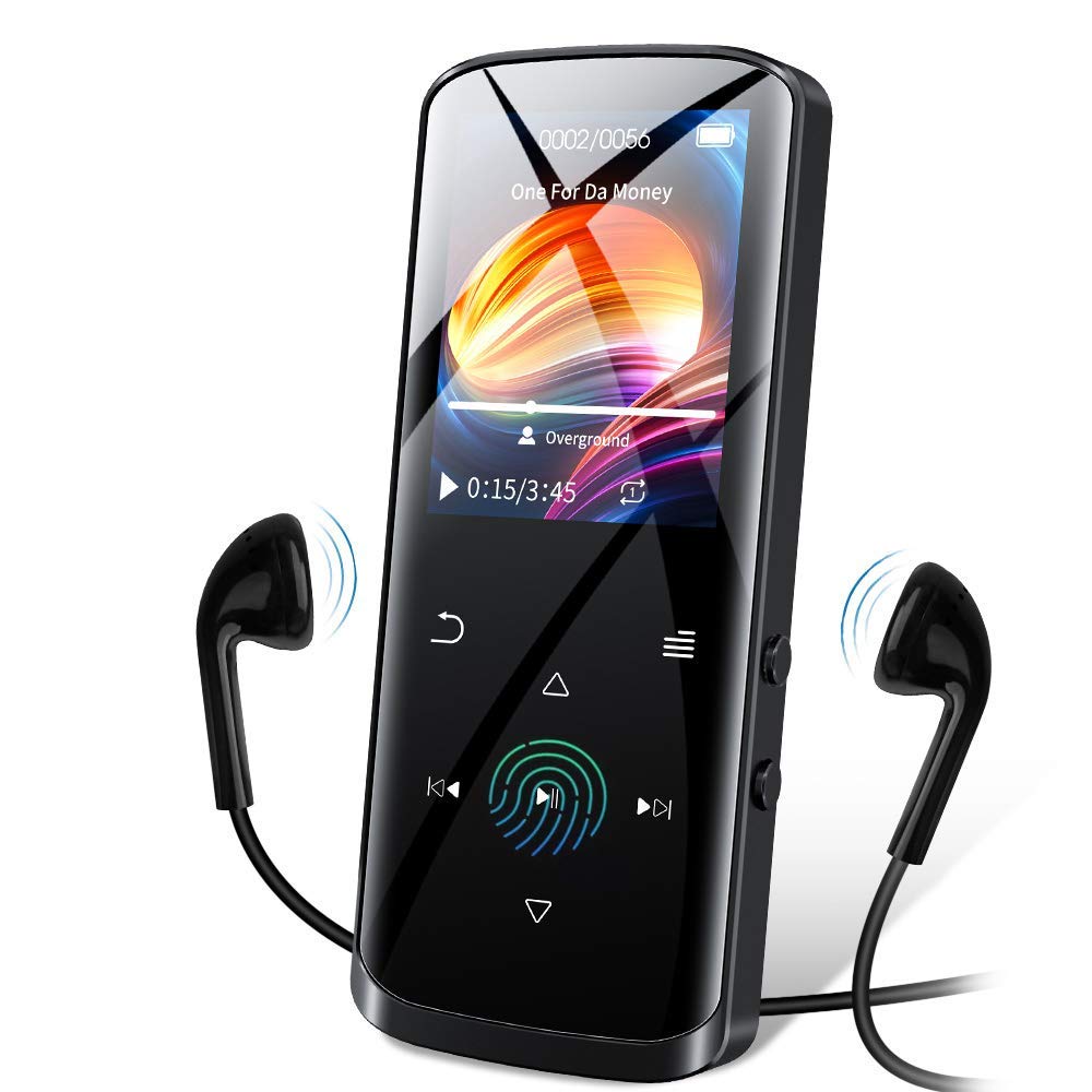 RUIZU D50 8GB MP3 Player, Bluetooth 5.0, HiFi Lossless Sound Portable Music Player