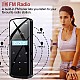 RUIZU D50 8GB MP3 Player, Bluetooth 5.0, HiFi Lossless Sound Portable Music Player 