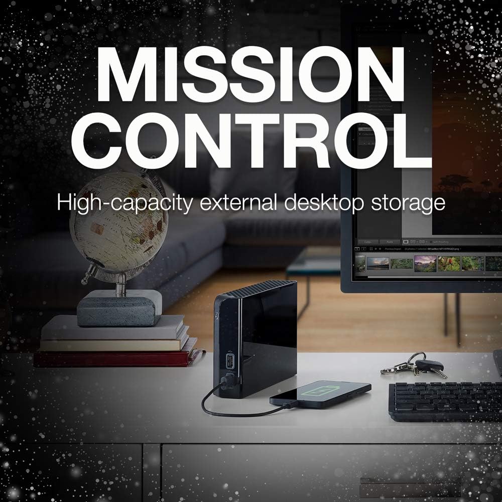 Seagate Backup Plus Hub 8 TB External HDD - USB 3.0 for Windows