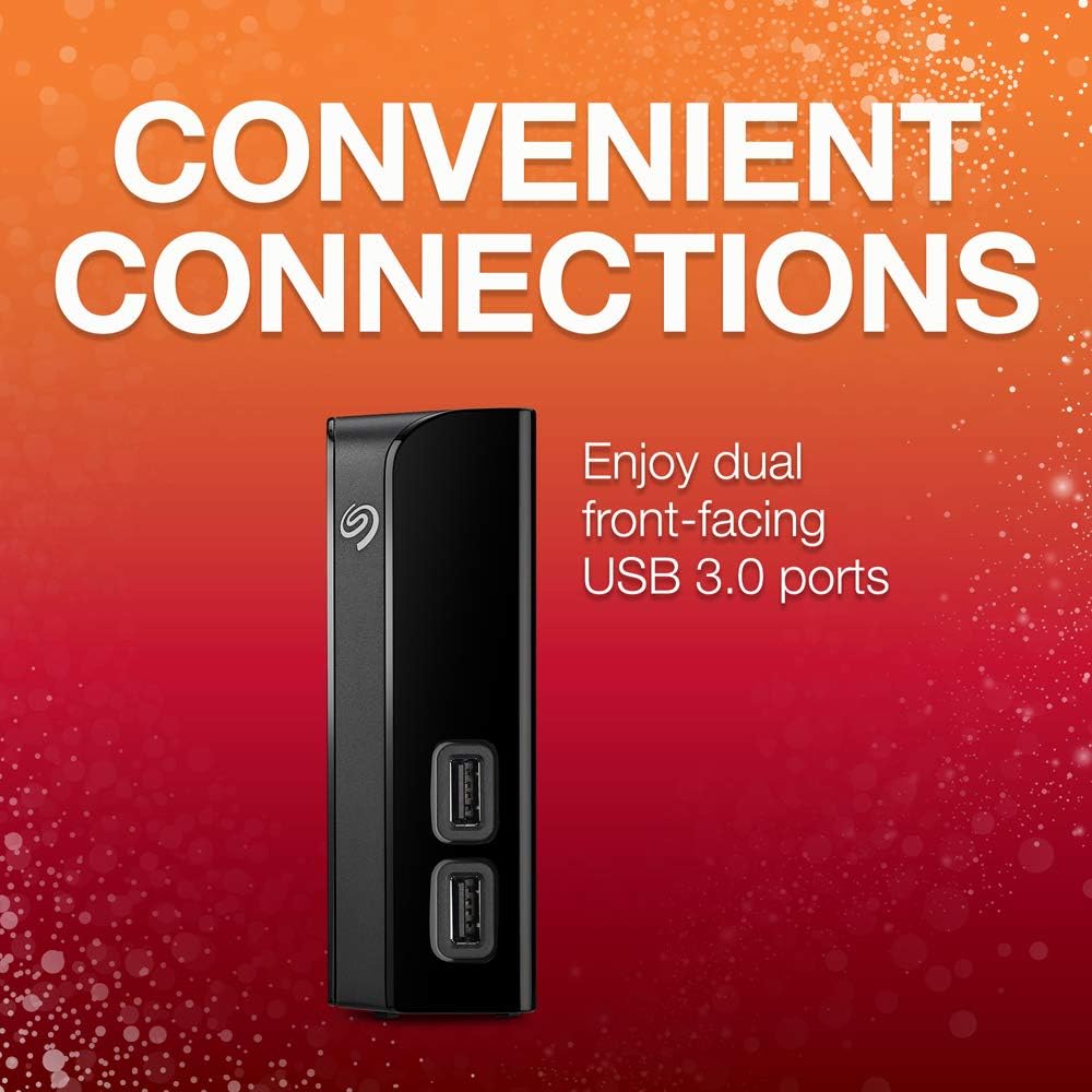 Seagate Backup Plus Hub 8 TB External HDD - USB 3.0 for Windows