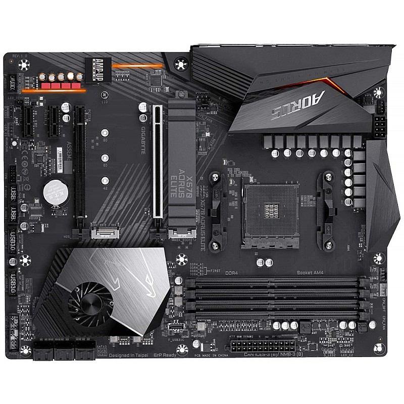 GIGABYTE X570 AORUS Elite Motherboard with 12+2 Phases Digital VRM