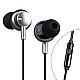 ZEBRONICS Zeb-Addiction Wired Earphone with Mic (Black)