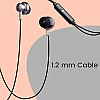 ZEBRONICS Zeb-Addiction Wired Earphone with Mic (Black)